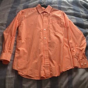 Orange, Orvis Button Down Shirt